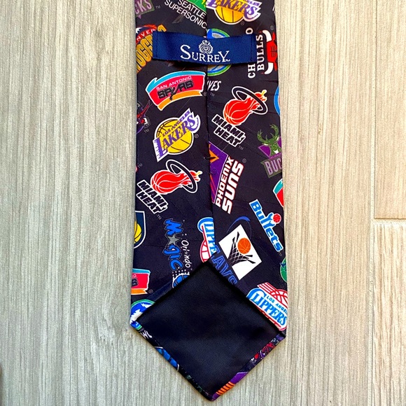 Vintage 1994 Wallywear NBA Logos Necktie - Picture 2 of 8